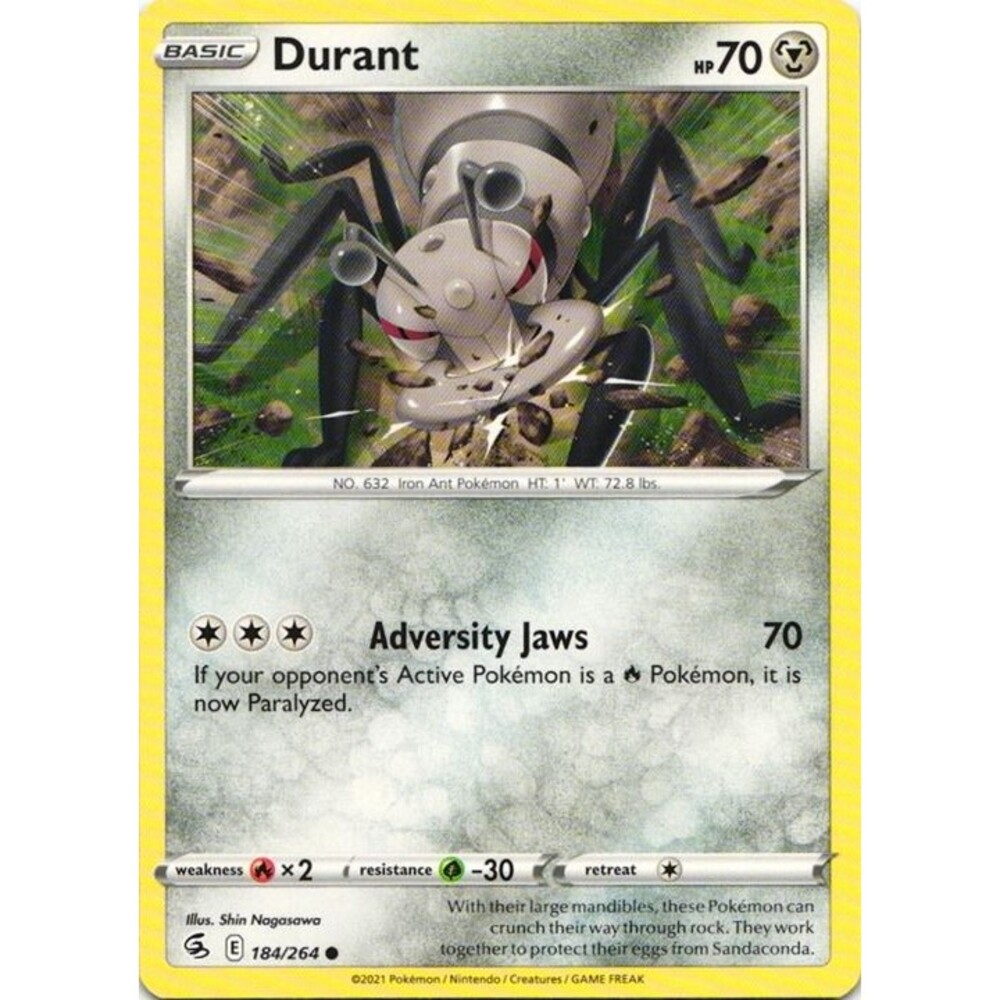 Durant #184 Pokemon Fusion Strike